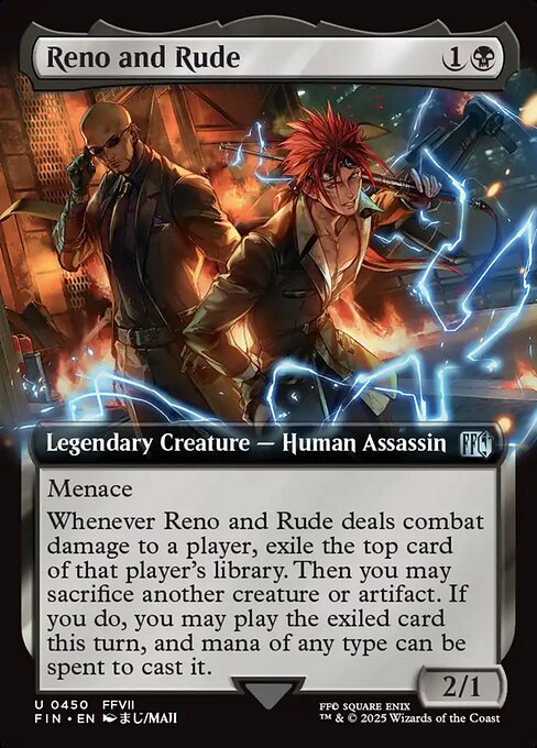 Reno and Rude XFIN-450 Uncommon Near Mint Englisch