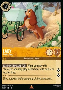 Lady - Family Dog 8JAF-11 Rare Near Mint Englisch