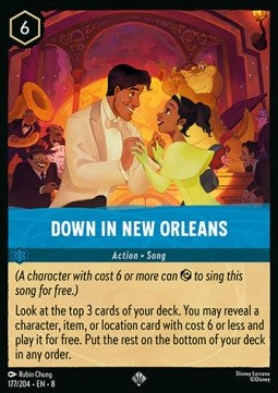 Down in New Orleans 8JAF-177 Super Rare Near Mint Englisch
