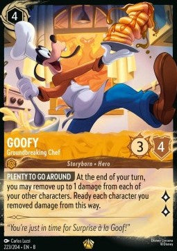 Goofy - Bahnbrechender Koch 8JAF-223 Legendary Excellent Deutsch Foil
