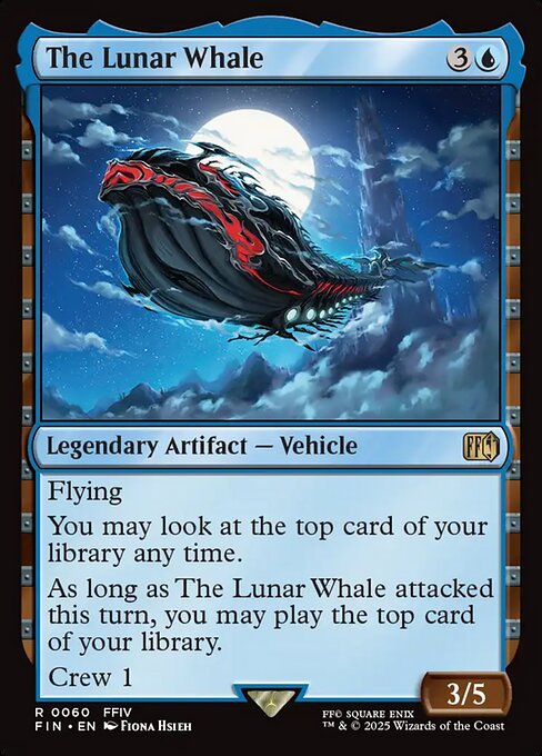 The Lunar Whale FIN-60 Rare Near Mint Englisch