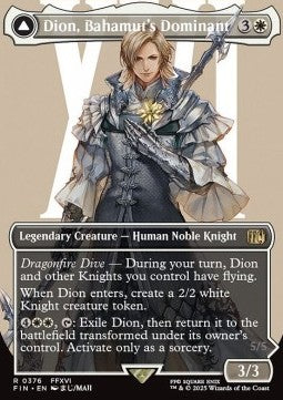 Dion, Bahamut's Dominant // Bahamut, Warden of Light XFIN-376 Rare Near Mint Deutsch