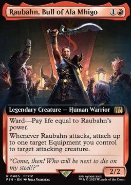 Raubahn, Bull of Ala Mhigo XFIN-465 Rare Near Mint Englisch Foil