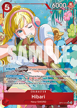 Hibari (OP11-010) (V.2) OP11 Alternate Art Near Mint Englisch