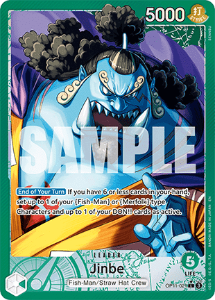 Jinbe (OP11-021) (V.2) OP11 Alternate Art Near Mint Englisch