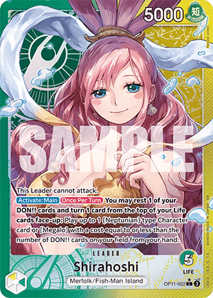 Shirahoshi (OP11-022) (V.2) OP11 Alternate Art Near Mint Englisch