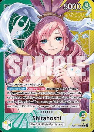 Shirahoshi (OP11-022) (V.2) OP11 Alternate Art Excellent Englisch