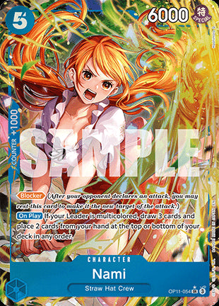 Nami (OP11-054) (V.2) OP11 Alternate Art Near Mint Englisch