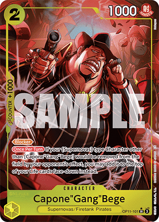 Capone"Gang"Bege (OP11-101) (V.2) OP11 Alternate Art Near Mint Englisch
