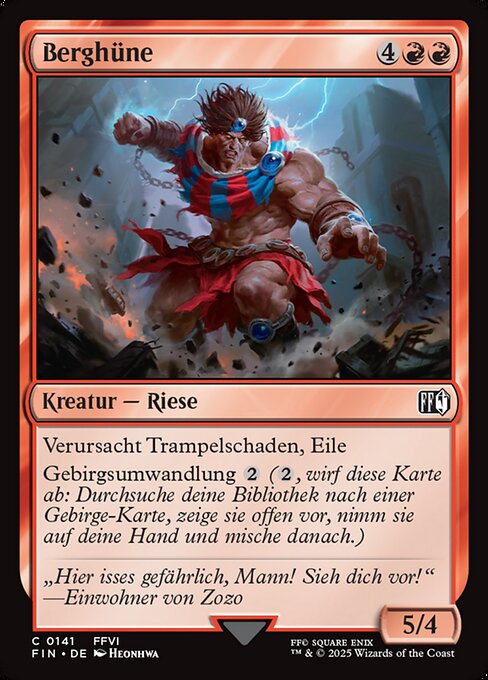 Hill Gigas FIN-141 Common Near Mint Deutsch