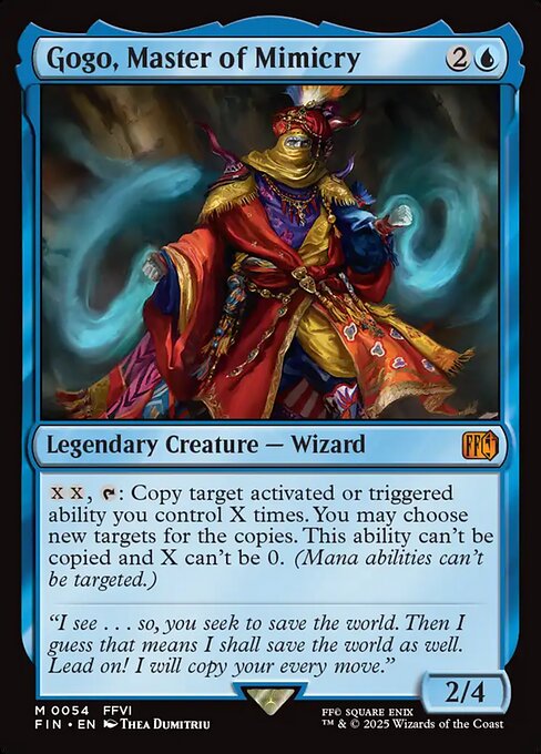 Gogo, Master of Mimicry FIN-54 Mythic Near Mint Englisch