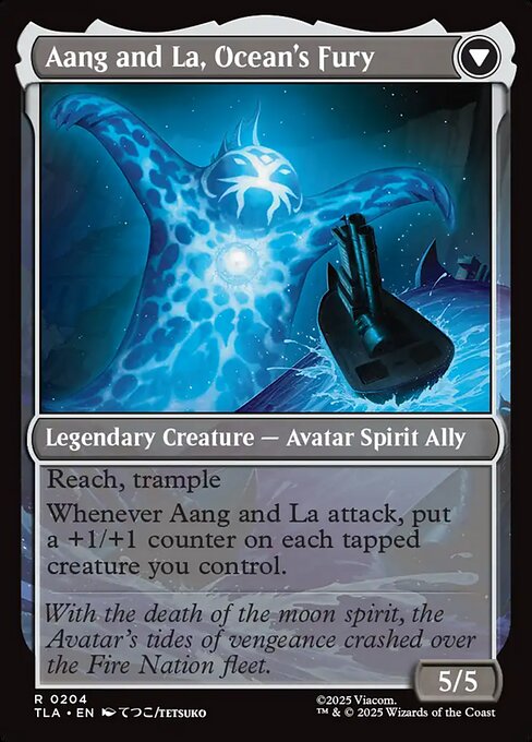 Aang, Swift Savior // Aang and La, Ocean's Fury - Back Face