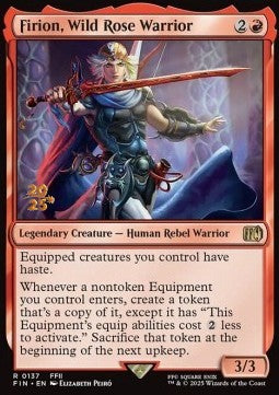 Firion, Wild Rose Warrior PFIN-137 Rare Near Mint Englisch Foil