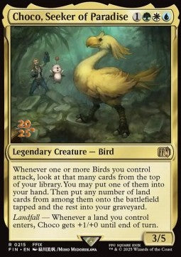 Choco, Paradies-Suchender PFIN-215 Rare Excellent Deutsch Foil