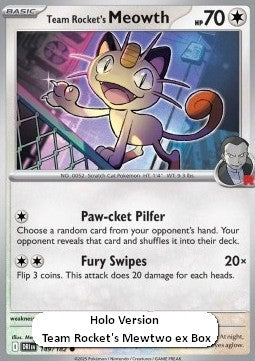 Team Rockets Mauzi xDRI-149 Promo Near Mint Deutsch