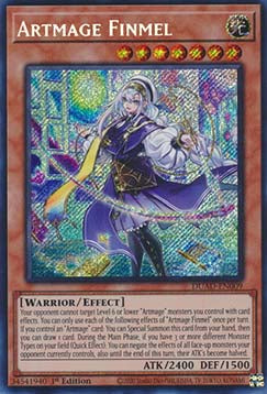 Kunstmagus Finmel (V.1) DUAD-009 Secret Rare Near Mint Deutsch 1. Auflage