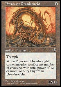 Phyrexianisches Schlachtschiff MIR- Rare Light Played Deutsch