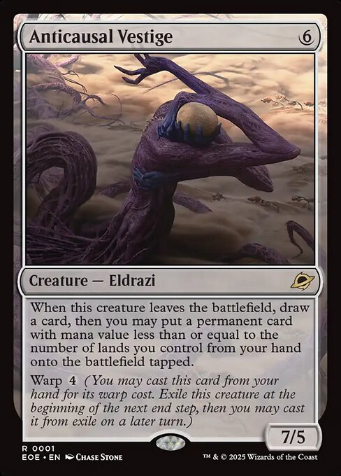 Anticausal Vestige EOE-1 Rare Near Mint Englisch Foil