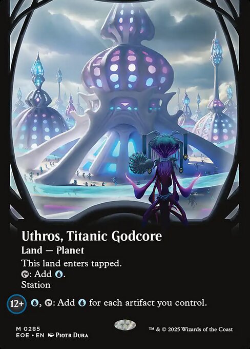 Uthros, Titanic Godcore (V.1) XEOE-285 Mythic Near Mint Englisch