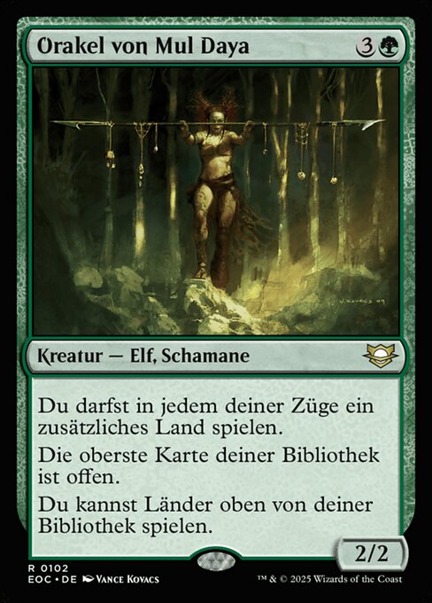 Orakel von Mul Daya EOC-102 Rare Near Mint Deutsch
