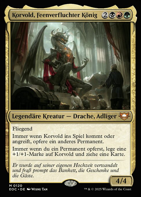 Korvold, Feenverfluchter König EOC-120 Mythic Near Mint Deutsch