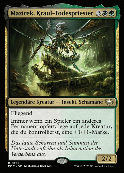 Mazirek, Kraul-Todespriester EOC-122 Rare Near Mint Deutsch