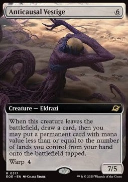 Anticausal Vestige (V.1) XEOE-317 Rare Near Mint Deutsch Foil