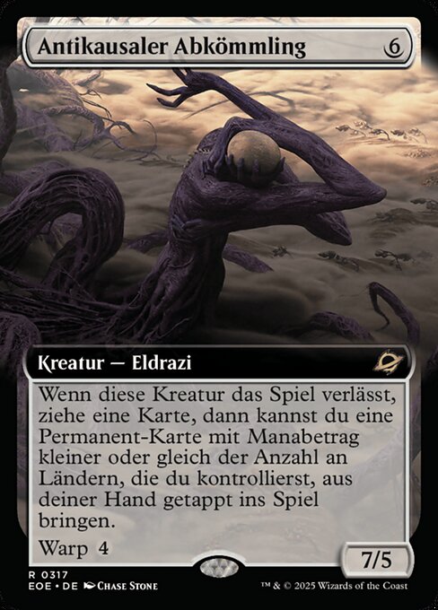 Anticausal Vestige (V.1) XEOE-317 Rare Near Mint Deutsch Foil