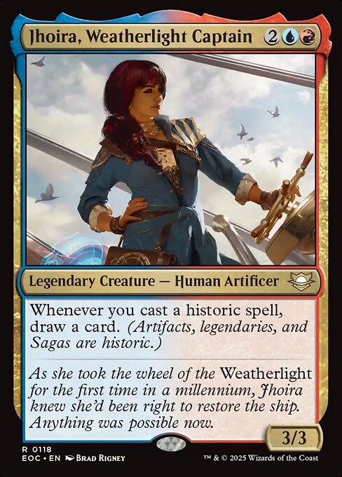 Jhoira, Weatherlight Captain EOC-118 Rare Near Mint Englisch