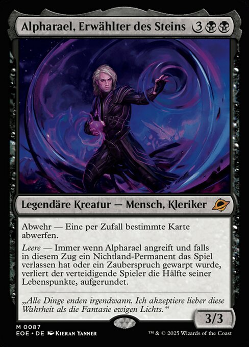 Alpharael, Erwählter des Steins EOE-87 Mythic Near Mint Deutsch