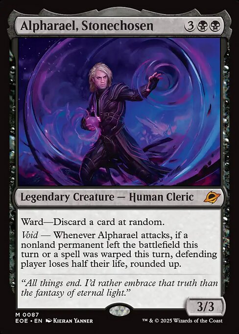 Alpharael, Stonechosen EOE-87 Mythic Near Mint Englisch Foil
