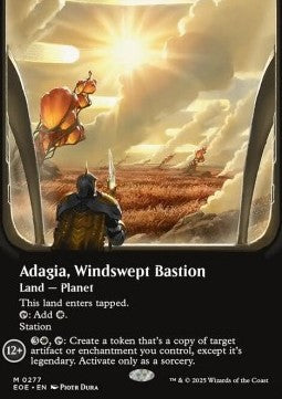 Adagia, windgebeutelte Bastion (V.1) XEOE-277 Mythic Near Mint Deutsch