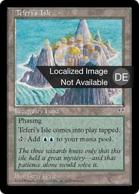 Teferis Insel MIR- Rare Light Played Deutsch