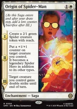 Origin of Spider-Man SPM-9 Rare Near Mint Englisch