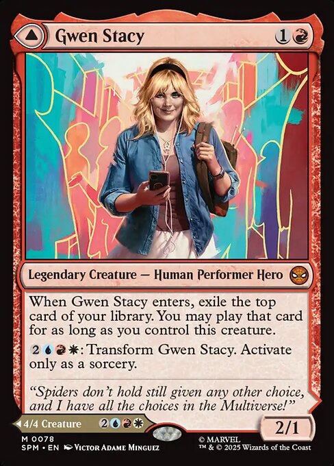 Gwen Stacy // Ghost-Spider SPM-78 Mythic Near Mint Englisch