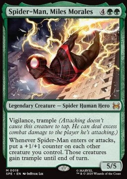 Spider-Man, Miles Morales SPE-18 Mythic Excellent Deutsch Foil