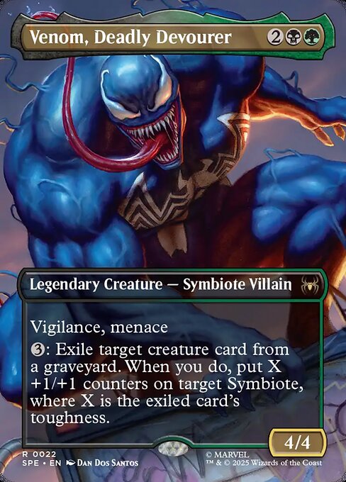 Venom, Deadly Devourer SPE-22 Rare Near Mint Englisch