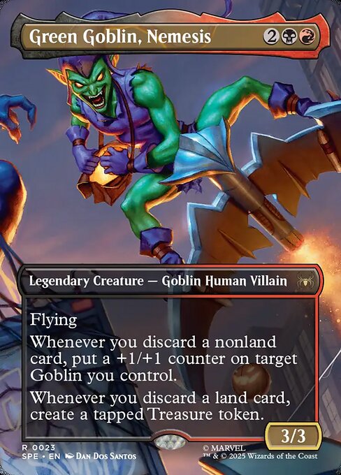 Green Goblin, Nemesis SPE-23 Rare Near Mint Englisch