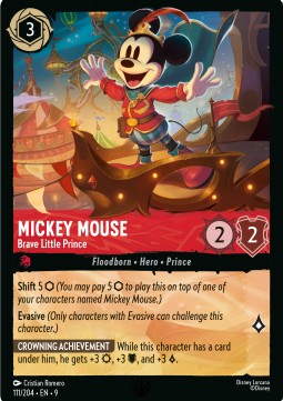 Micky Maus - Tapferer Kleiner Prinz 9FAB-111 Legendary Excellent Deutsch
