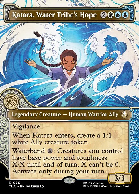 Katara, Water Tribe's Hope XTLA-351 Rare Near Mint Englisch