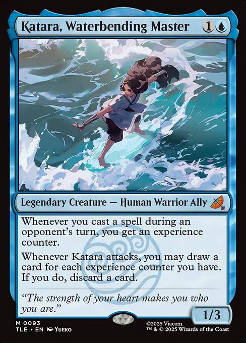 Katara, Waterbending Master (V.1) TLE-93 Near Mint Englisch