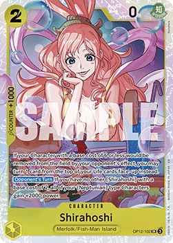 Shirahoshi (OP12-102) (V.1) OP12 Super Rare Excellent Englisch