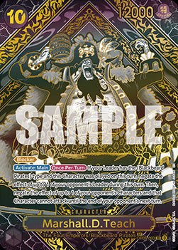 Marshall.D.Teach (OP09-093) (V.1) OP12 Special Rare Near Mint Englisch
