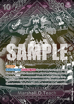 Marshall.D.Teach (OP09-093) (V.2) OP12 Special Rare Near Mint Englisch