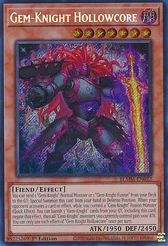 Gem-Knight Hollowcore BLMM-022 Secret Rare Near Mint Englisch 1. Auflage