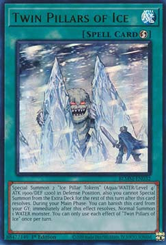 Zwillingssäulen aus Eis BLMM-032 Ultra Rare Near Mint Deutsch 1. Auflage