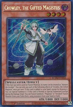 Crowley, der begabte Magistus BLMM-044 Secret Rare Near Mint Deutsch 1. Auflage