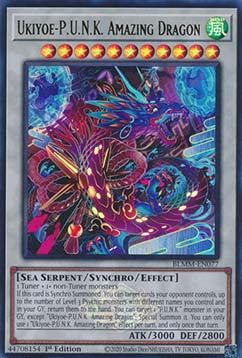 Ukiyoe-P.U.N.K. Erstaunlicher Drache BLMM-077 Ultra Rare Near Mint Deutsch 1. Auflage