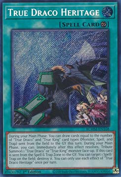Wahre Drachoherkunft BLMM-168 Secret Rare Excellent Deutsch 1. Auflage