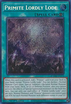 Primite Lordly Lode BLMM-172 Secret Rare Near Mint Englisch 1. Auflage